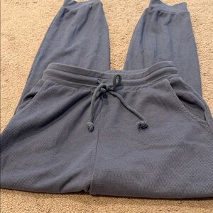 American Eagle Cody blue waffle knit soft jogger sweatpants size XXS